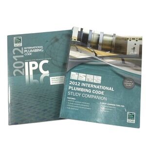 2012 International‎ Plumbing Code Book and Study Companion - Teal Covers Bundle